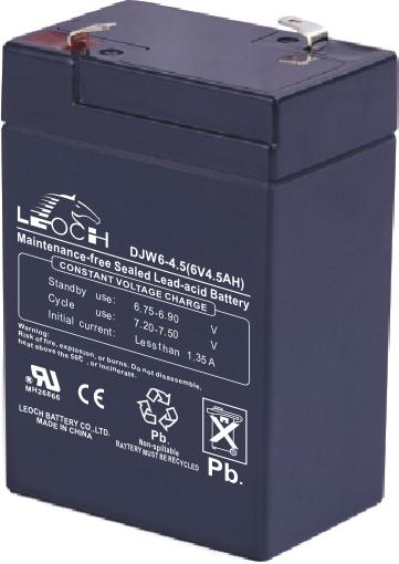Аккумулятор 6В 4.5А.ч LEOCH DJW6-4.5 LEOCH