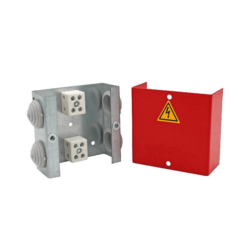 Коробка распределительная огнестойкая 80х80х35мм IP41 КРОПС-ST1 FRJB-KM-ST1-2.5-04-КРОПС-IP41 для кабелей до 2.5кв.мм 4 клеммы КМ KR0077