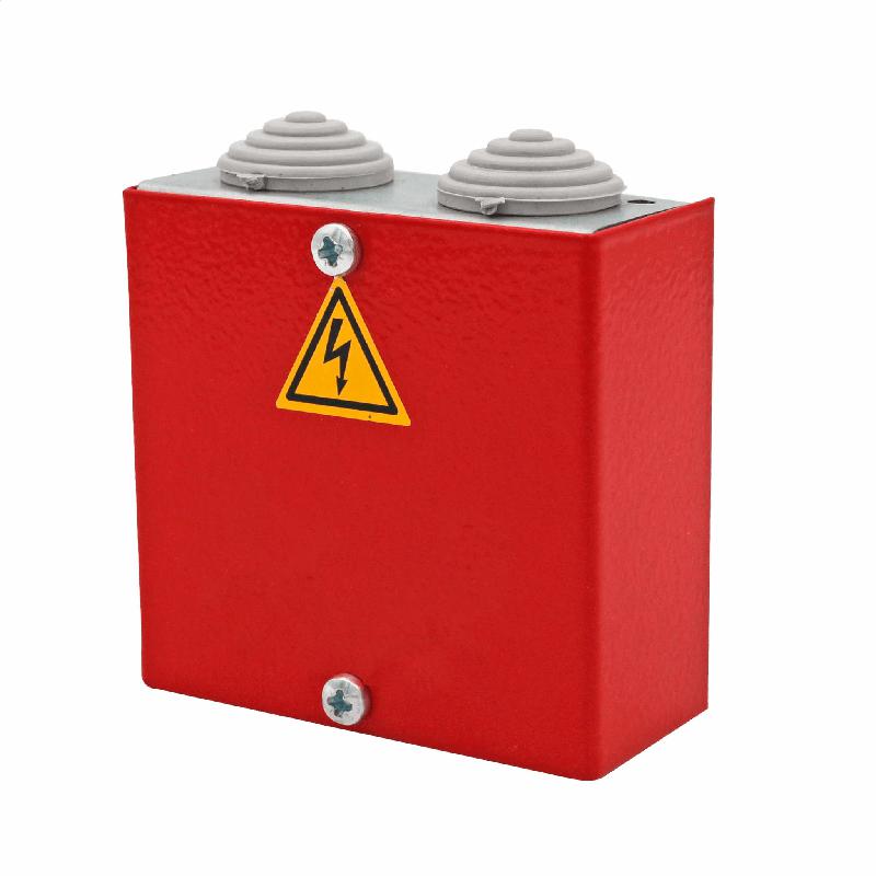 Коробка распределительная огнестойкая 80х80х35мм IP41 КРОПС-ST1 FRJB-KM-ST1-4-02-КРОПС-IP41 для кабелей до 4кв.мм 2 клеммы КМ KR0079