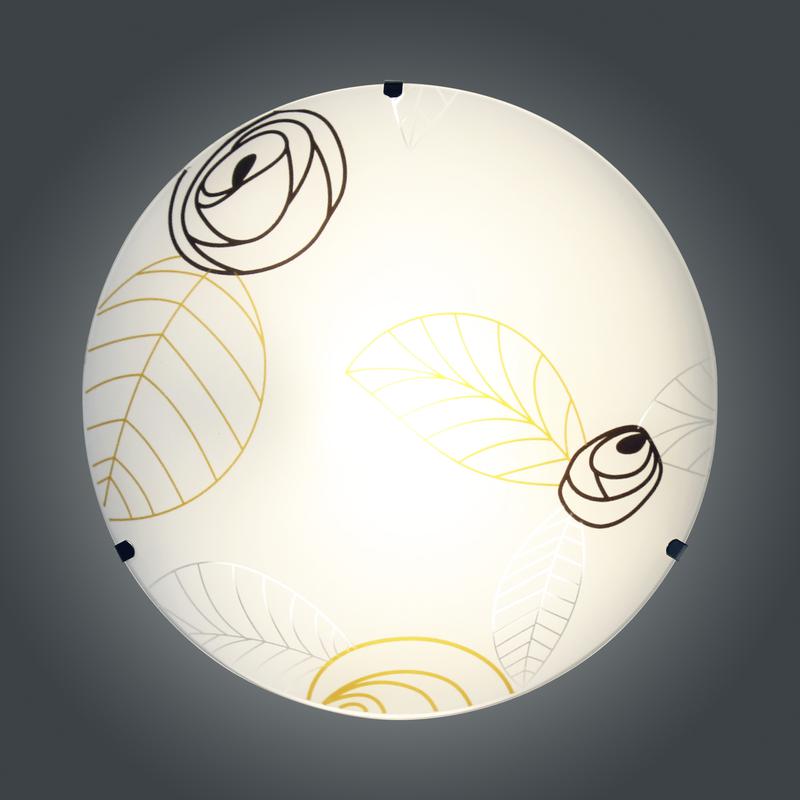 Светильник "Колорика Флор" 275 НПБ 01-60-128 М05 прозр. пес. бел. кор. жел. 3 цв./кл. штамп металлик ИУ Элетех 1005404770