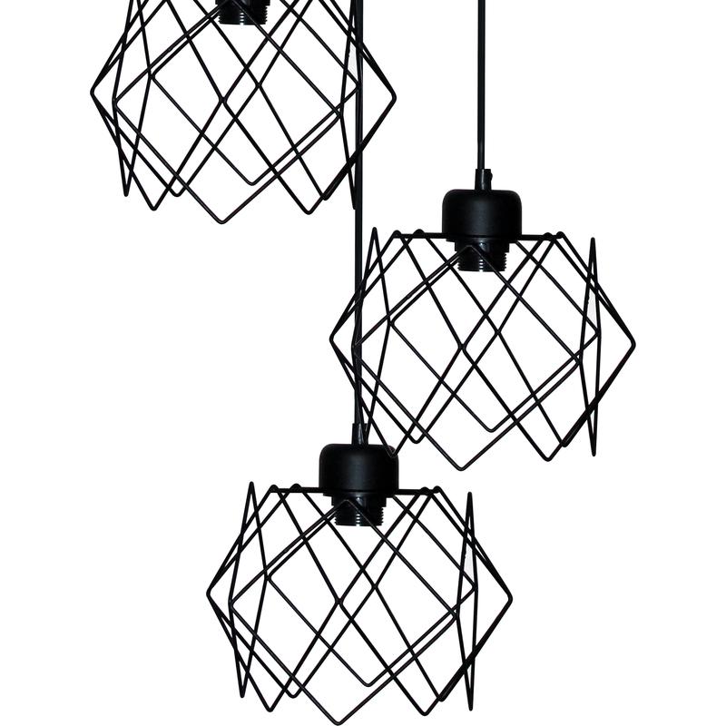 Светильник "Сигма" 232 НСБ 01-3х60-163 Е27 ИУ черн. муар Элетех 1005404792