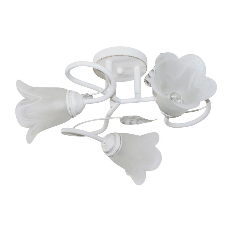 Светильник "Бонни" 131 (плафон 3316) НПБ 01-3х60-205 Е14 ИУ бел. зол. Элетех 1005404781