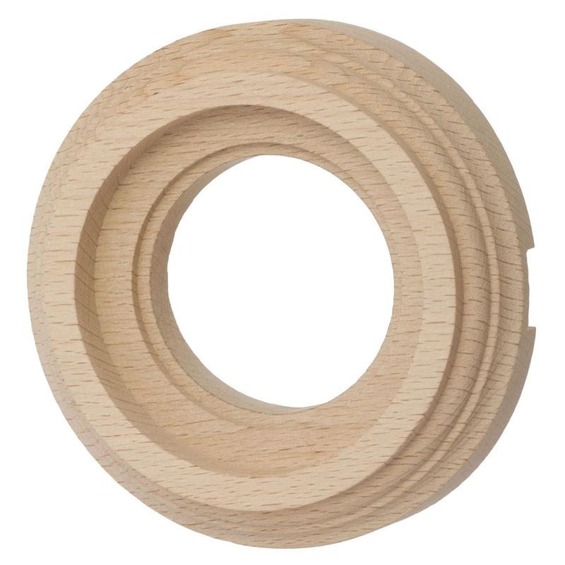 Рамка 1-м ОП Лизетта ретро на бревно 260мм бук натурэль Bironi BFC26-610-10