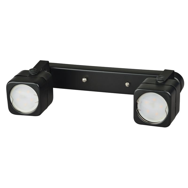 Светильник декоративный DLC-S613 GU10x2 BLACK Sotto GU10х2шт накладной без лампы метал. черн. Fametto UL-00009426