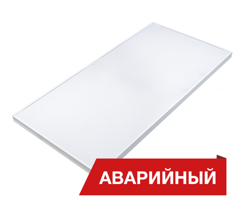Светильник светодиодный Office Flat Max SE 60/6800 opal 60Вт 4000К IP40 6800лм 0.95PF 80Ra Кп<1 аварийный Diora DOFMaxSE60-O-4K-A