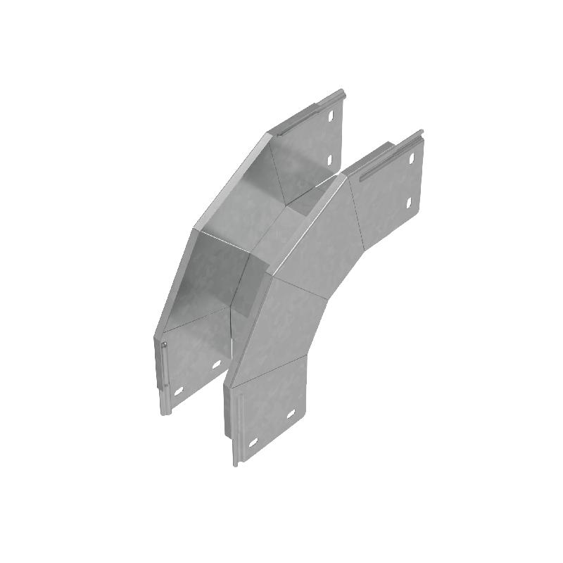 Угол для лотка вертикальный внешний 90град. 100х100 "ПЛЮС" VLplus90-100-100 INOX304 КМ PL5649