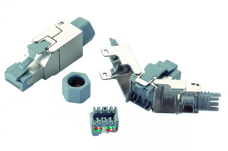 Вилка RJ45 FTP кат.6 для полевой установки Eurolan 13A-F6-03SL