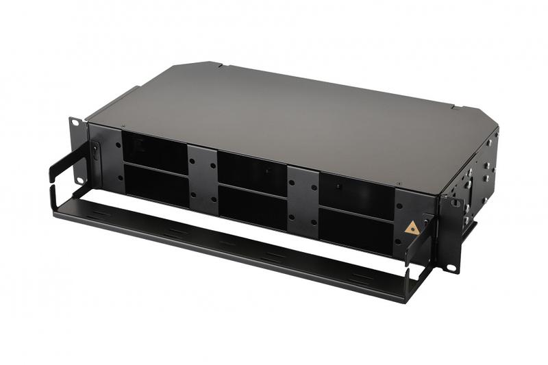 Панель 19дюйм Q-SLOT 2U 6 слотов корпус Eurolan 47C-06-00BL