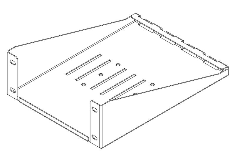 Набор для крепления лотков к крыше шкафов В=300мм D9000/S3000 Eurolan 60A-31-08-34BL