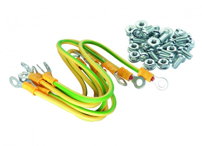 Набор проводов заземления 4 провода 400ммх4 0 кв.мм 4 провода 800ммх4 0 кв.мм Eurolan 60A-14-14GR