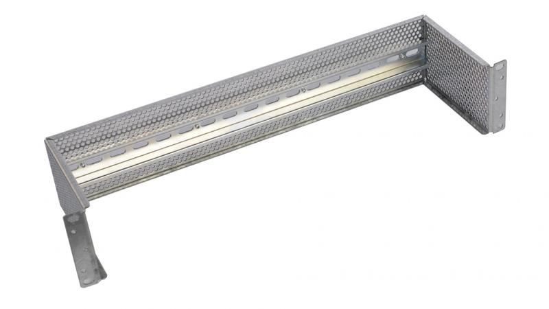 Панель 19дюйм с DIN-рейкой 2U 22 модуля для промышленных коммутаторов серебр. Eurolan 60A-42-03-13SL