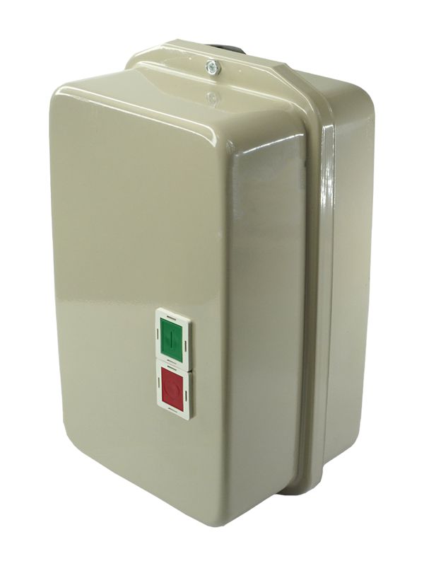 Пускатель ПМА-4140 У2 В 63А кат. 380В 2НО+2НЗ IP54 без реле в корпусе с кнопками ПУСК + СТОП Электротехник ET005612