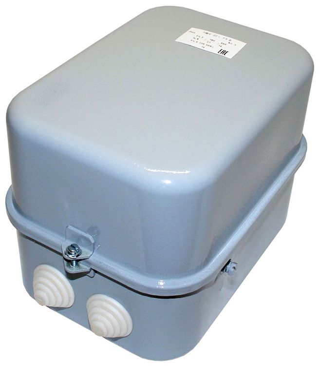 Пускатель ПМЕ-221 У3 В 25А кат. 220В AC 2НО+2НЗ IP30 без реле в корпусе без кнопок Электротехник ET000131