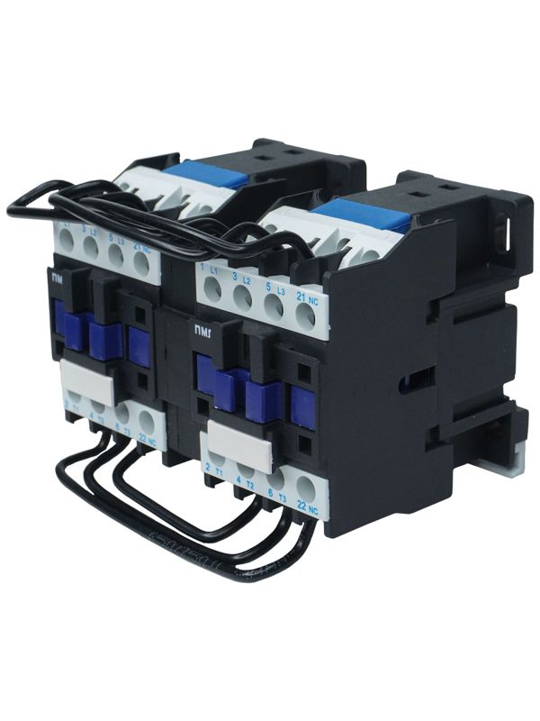 Пускатель реверсивный ПМЛ-1560М УХЛ4 Б 10А кат. 380В AC 2НО IP20 без реле Электротехник ET012945