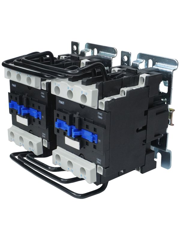 Пускатель ПМЛ-3500 УХЛ4 Б 40А кат. 220В AC 2НО+2НЗ IP00 реверсивный без реле Электротехник ET515407