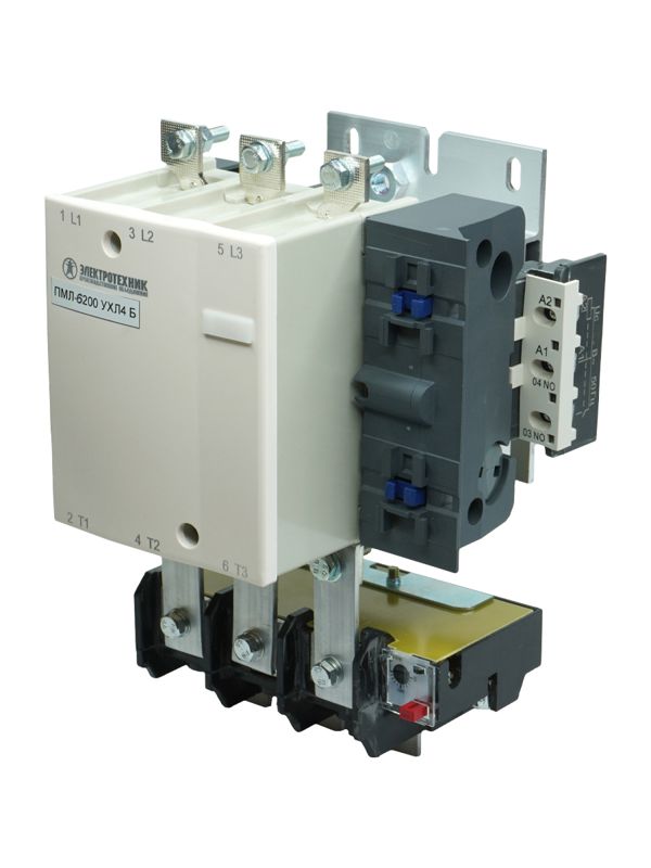 Пускатель электромагнитный ПМЛ-6200 УХЛ4 Б 160А 380В/50Гц AC 1НО IP00 нереверсивный с реле РТТ12-160 326 136-160А Электротехник ET011557