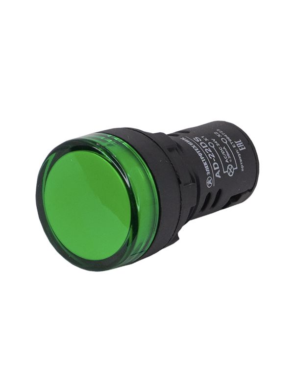 Лампа индикаторная AD-22DS светодиодная матрица d22мм 24В зел. Электротехник ET004723