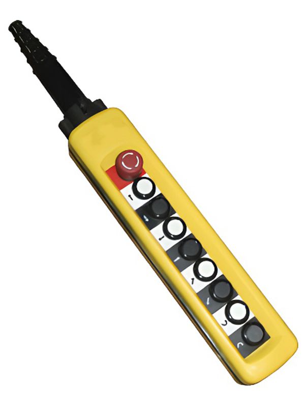 Пост кнопочный ПКТ-80Б У2 IP65 кнопка БЛОКИРОВКА с фиксацией вверх вниз влево вправо вперед назад по часовой против часовой 8NO красн. Электротехник ET011045