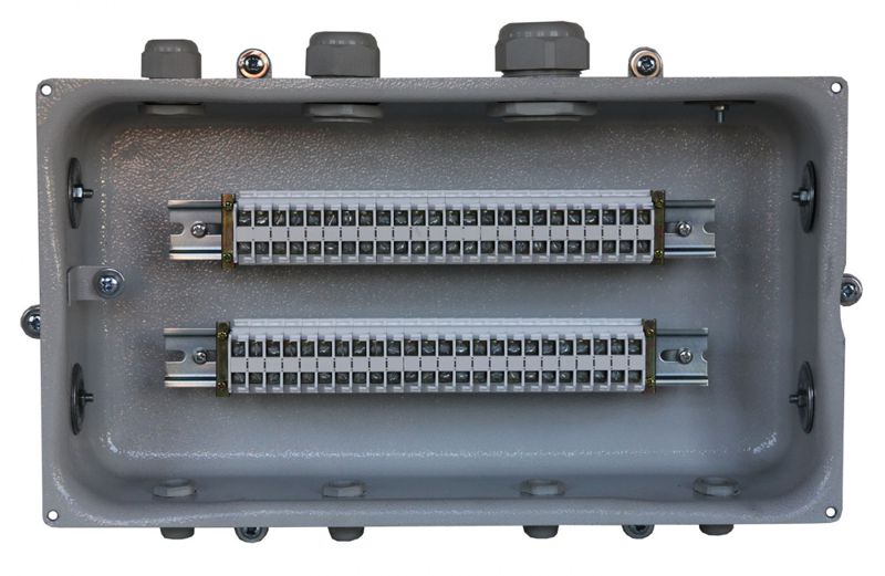 Коробка клеммная КЗНС-48 У2 48 зажимов IP54 (пластиковые вводы PG) Электротехник ET013204