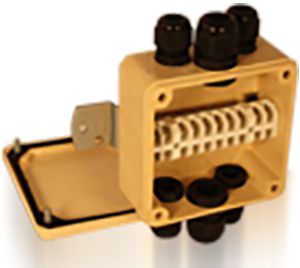 Коробка клеммная КСП-10 У2 10 клемм IP65 (с 6 каб. вводами) Электротехник ET013221