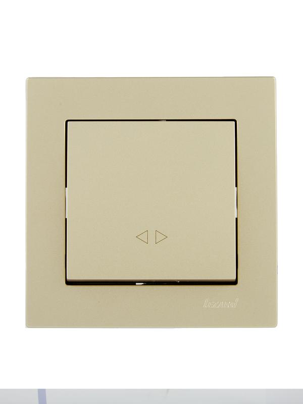 Выключатель промежуточный 1-кл. СП Vesna механизм титан LEZARD 742-3788-107