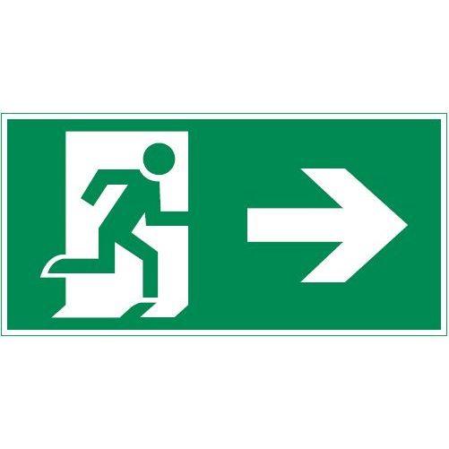 Знак "ФИГУРА / СТРЕЛКА ВПРАВО" 400х200мм для аварийно-эвакуационного светильника Vault VARTON V5-EM03-60.013.022