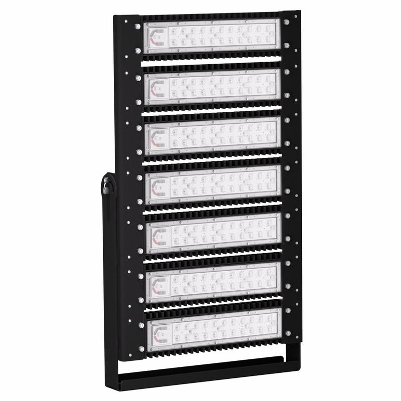 Светильник светодиодный LAD LED R500-7-M-6-500 L 490Вт IP67 5000К 230В КСС типа "Ш" крепление на лире ЛАДзавод LADLED7M6500L