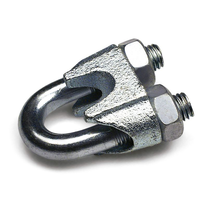 Зажим троса одинарный "Слоник" d6мм DIN 741 (уп.100шт) Промрукав PR08.3894