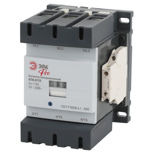 Контактор КТИ-5115 KKT50-115-230-10-E 115А 230В/АС3 PRO Эра Б0054920