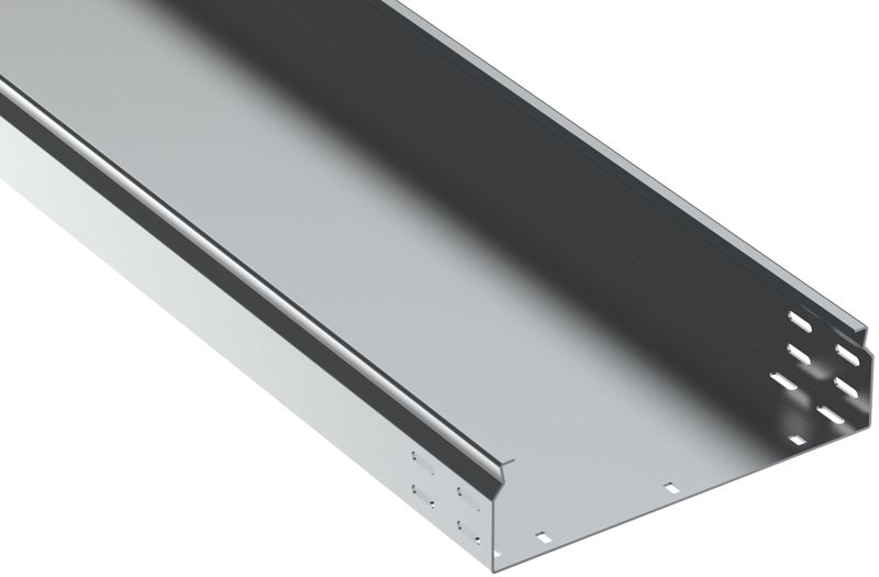 Лоток листовой неперфорир. 80х300 L2500 сталь 1.5мм ESCA 7 IEK CLN10-080-300-150-D25