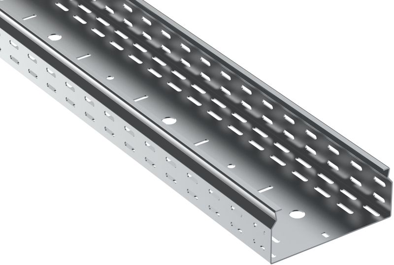 Лоток листовой перфорир. 80х200 L2500 сталь 2.0мм ESCA 7 IEK CLP10-080-200-200-D25