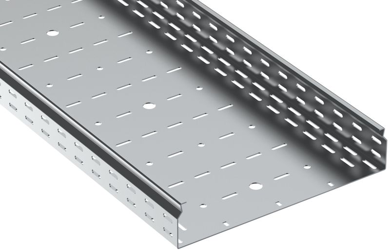 Лоток листовой перфорир. 80х400 L2500 сталь 2.0мм ESCA 7 IEK CLP10-080-400-200-D25