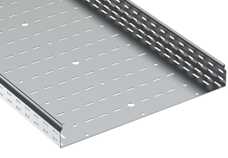 Лоток листовой перфорир. 80х600 L3000 сталь 2.0мм ESCA 7 IEK CLP10-080-600-200-3