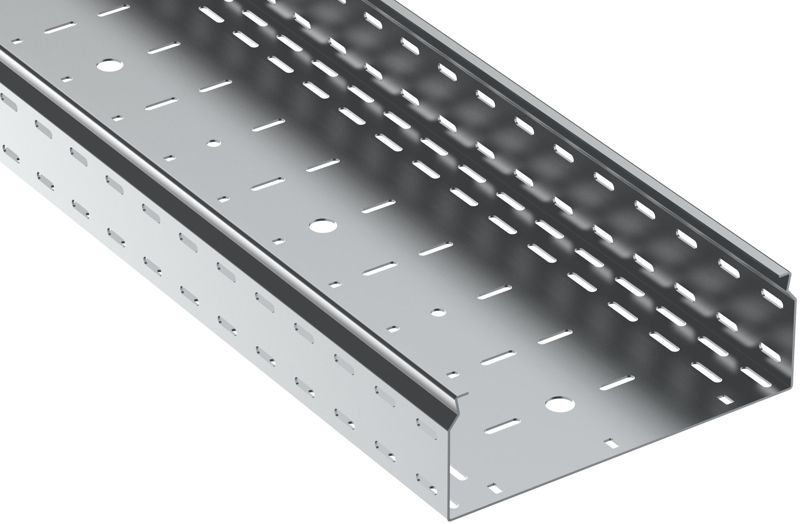 Лоток листовой перфорир. 100х300 L2000 сталь 2.0мм ESCA 7 IEK CLP10-100-300-200-2