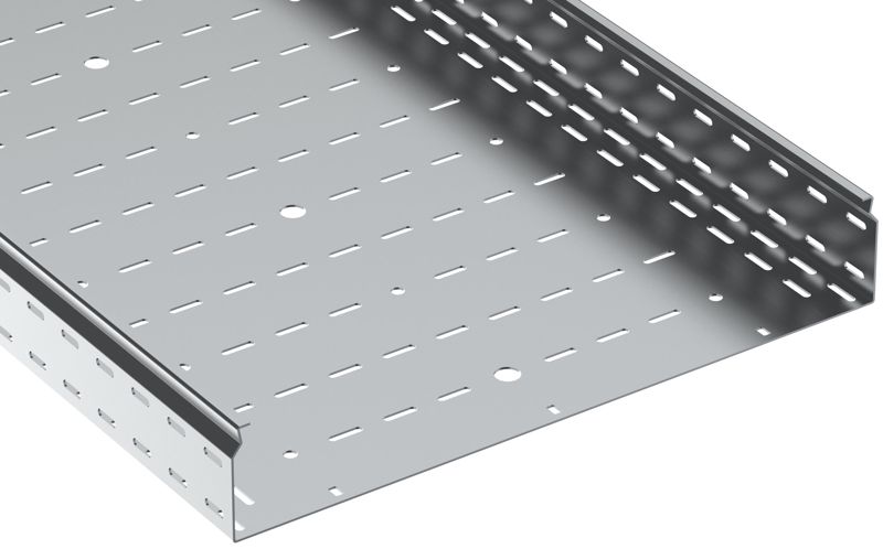 Лоток листовой перфорир. 100х600 L2500 сталь 2.0мм ESCA 7 IEK CLP10-100-600-200-D25