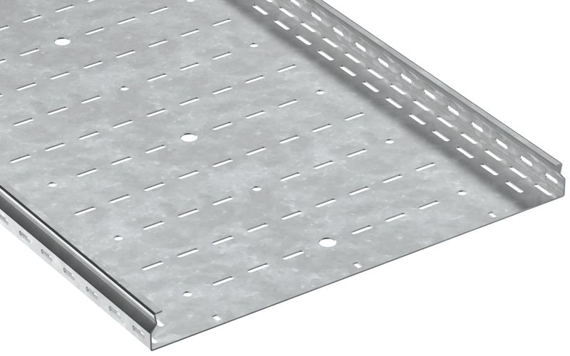 Лоток листовой перфорир. 50х600 L2500 сталь 1.5мм HDZ ESCA 7 IEK CLP10-050-600-150-D25-HDZ