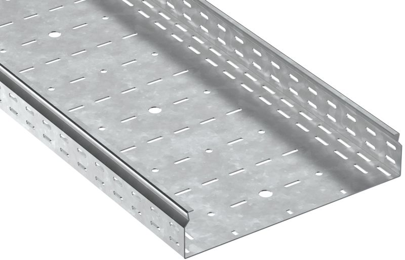 Лоток листовой перфорир. 80х400 L2500 сталь 1.5мм HDZ ESCA 7 IEK CLP10-080-400-150-D25-HDZ