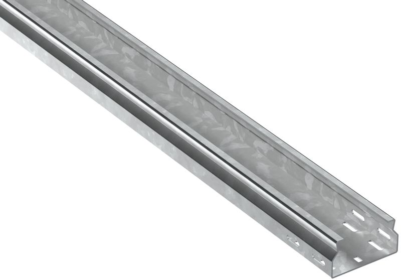 Лоток листовой неперфорир. 50х100 L2500 сталь 1.5мм HDZ ESCA 7 IEK CLN10-050-100-150-D25-HDZ