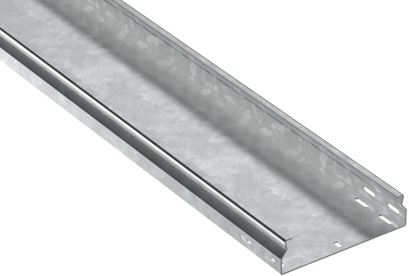 Лоток листовой неперфорир. 50х200 L2500 сталь 1.5мм HDZ ESCA 7 IEK CLN10-050-200-150-D25-HDZ