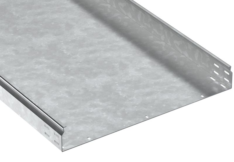 Лоток листовой неперфорир. 80х600 L3000 сталь 1.5мм HDZ ESCA 7 IEK CLN10-080-600-150-3-M-HDZ