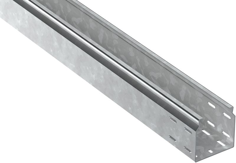 Лоток листовой неперфорир. 100х100 L2500 сталь 1.5мм HDZ ESCA 7 IEK CLN10-100-100-150-D25-HDZ