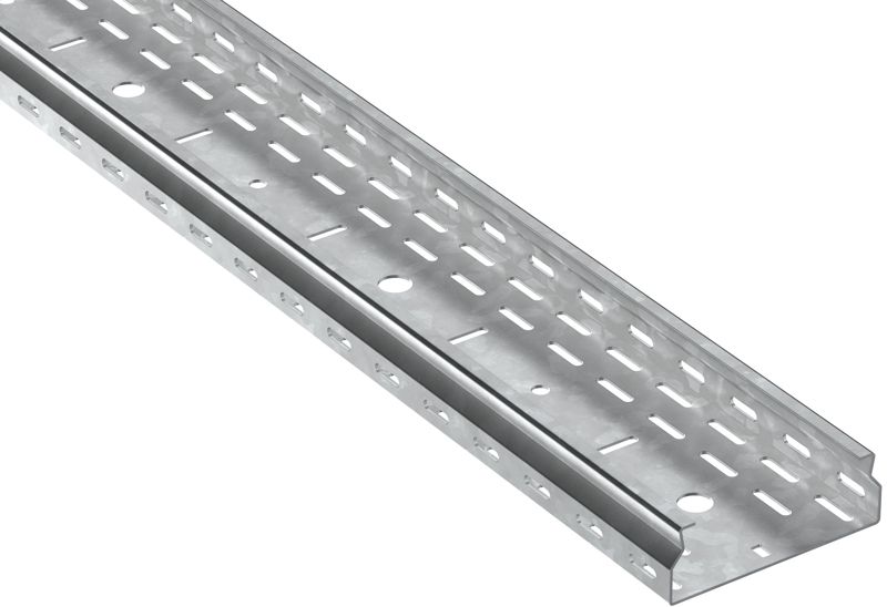 Лоток листовой перфорир. 50х150 L2000 сталь 2.0мм HDZ ESCA 7 IEK CLP10-050-150-200-2-HDZ