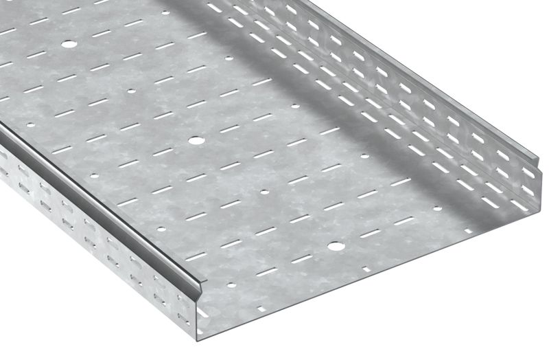 Лоток листовой перфорир. 80х500 L2500 сталь 2.0мм HDZ ESCA 7 IEK CLP10-080-500-200-D25-HDZ