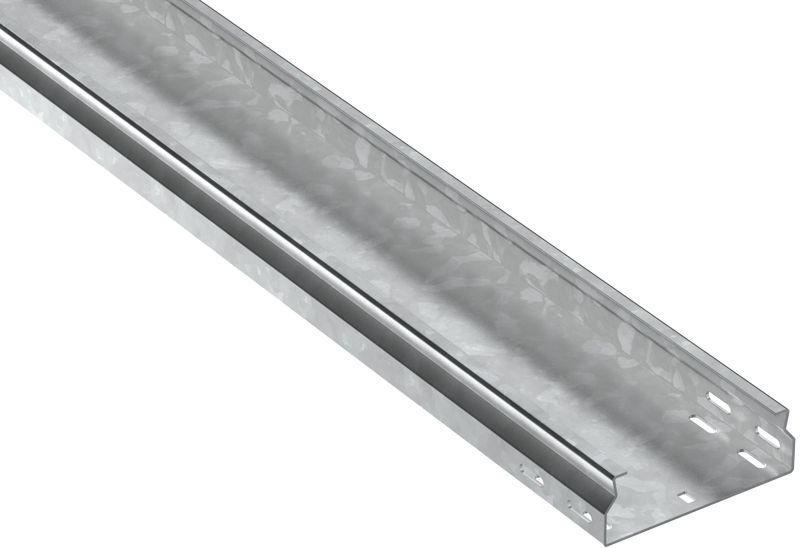 Лоток листовой неперфорир. 50х150 L2500 сталь 2.0мм HDZ ESCA 7 IEK CLN10-050-150-200-D25-HDZ