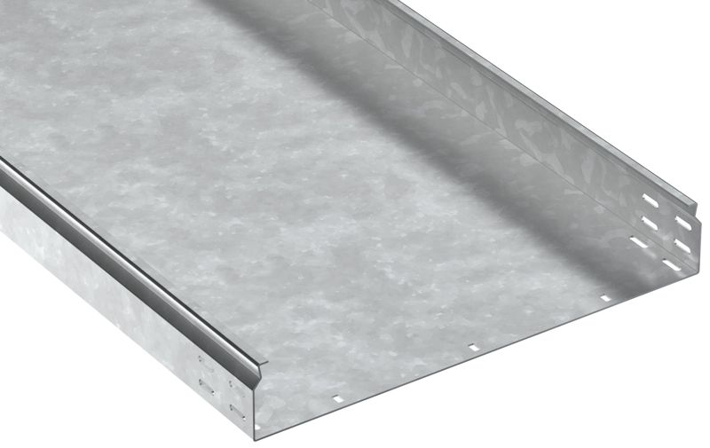 Лоток листовой неперфорир. 80х500 L3000 сталь 2.0мм HDZ ESCA 7 IEK CLN10-080-500-200-3-HDZ