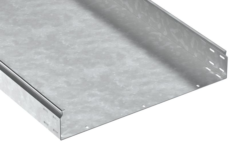 Лоток листовой неперфорир. 100х600 L2000 сталь 2.0мм HDZ ESCA 7 IEK CLN10-100-600-200-2-HDZ