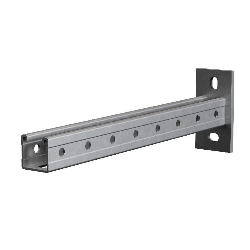 Консоль-Страт одиночная усилен. 41х41 KSSU41-700 3P HD L700 2.5мм тройная перфорация КМ LO41288