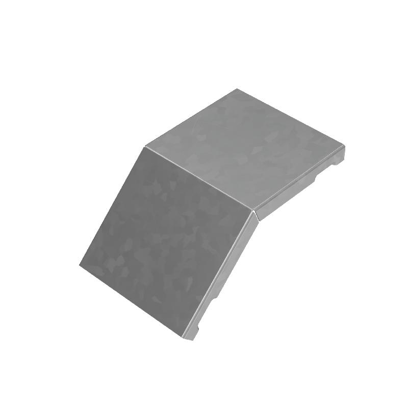 Крышка для угла вертикального внешн. 45град. осн.100 "ПЛЮС" KVLplus45-100 INOX304 КМ PL6541