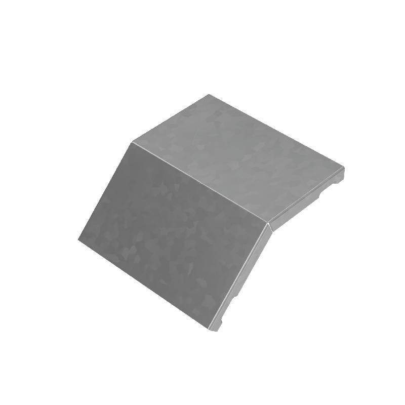 Крышка для угла вертикального внешн. 45град. осн.150 "ПЛЮС" KVLplus45-150 INOX304 КМ PL6542