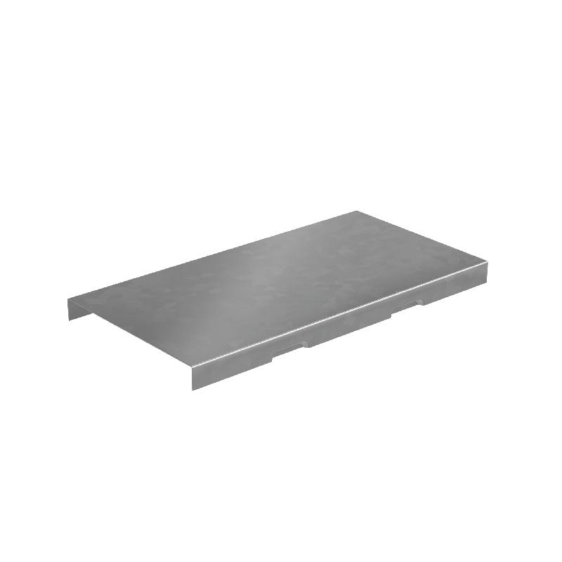 Крышка для угла вертикального внешн. с разворотом трассы на 90град. осн.100 "ПЛЮС" KVLPDplus90-100 INOX304 КМ PL6037